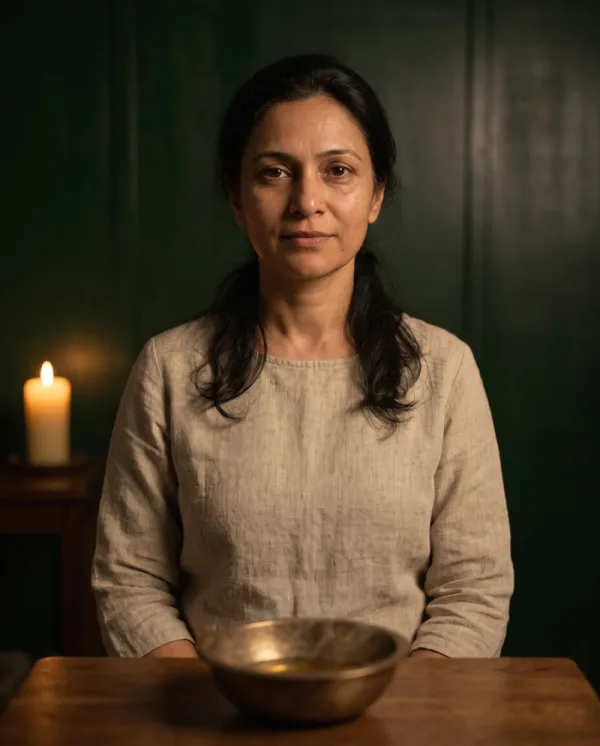 Leonie Aumann, Ayurveda-Therapeutin und Inhaberin